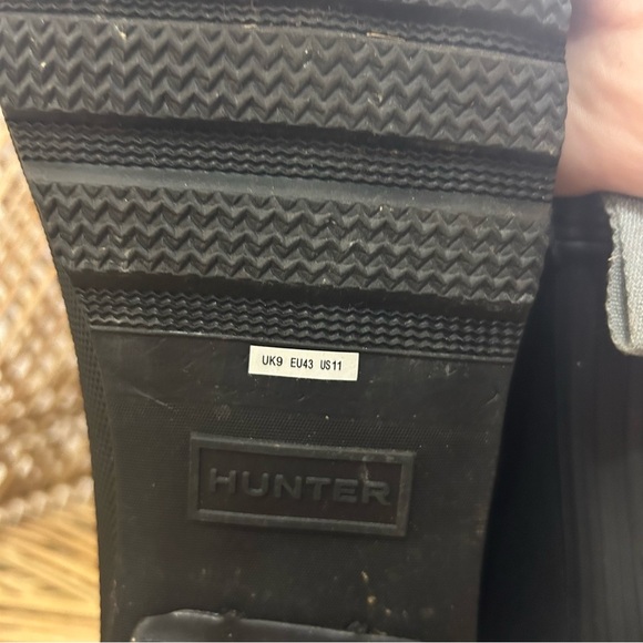 Hunter Chelsea Rain Boots Matte Black Short - Picture 5 of 6
